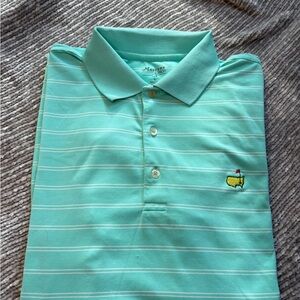 Masters Aqua Polo with White Stripes